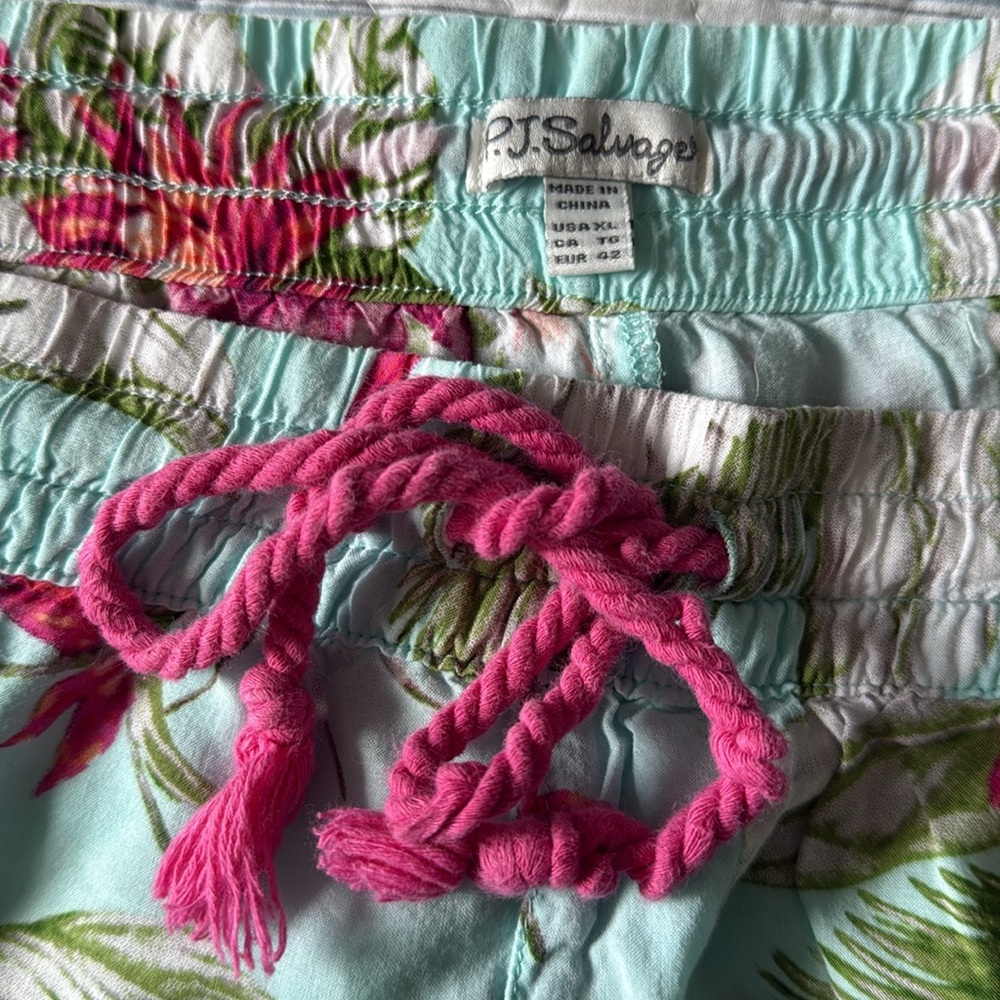 100% Rayon Beach / Pajama Pant ~ P.J. Salvage - Picture 7 of 8